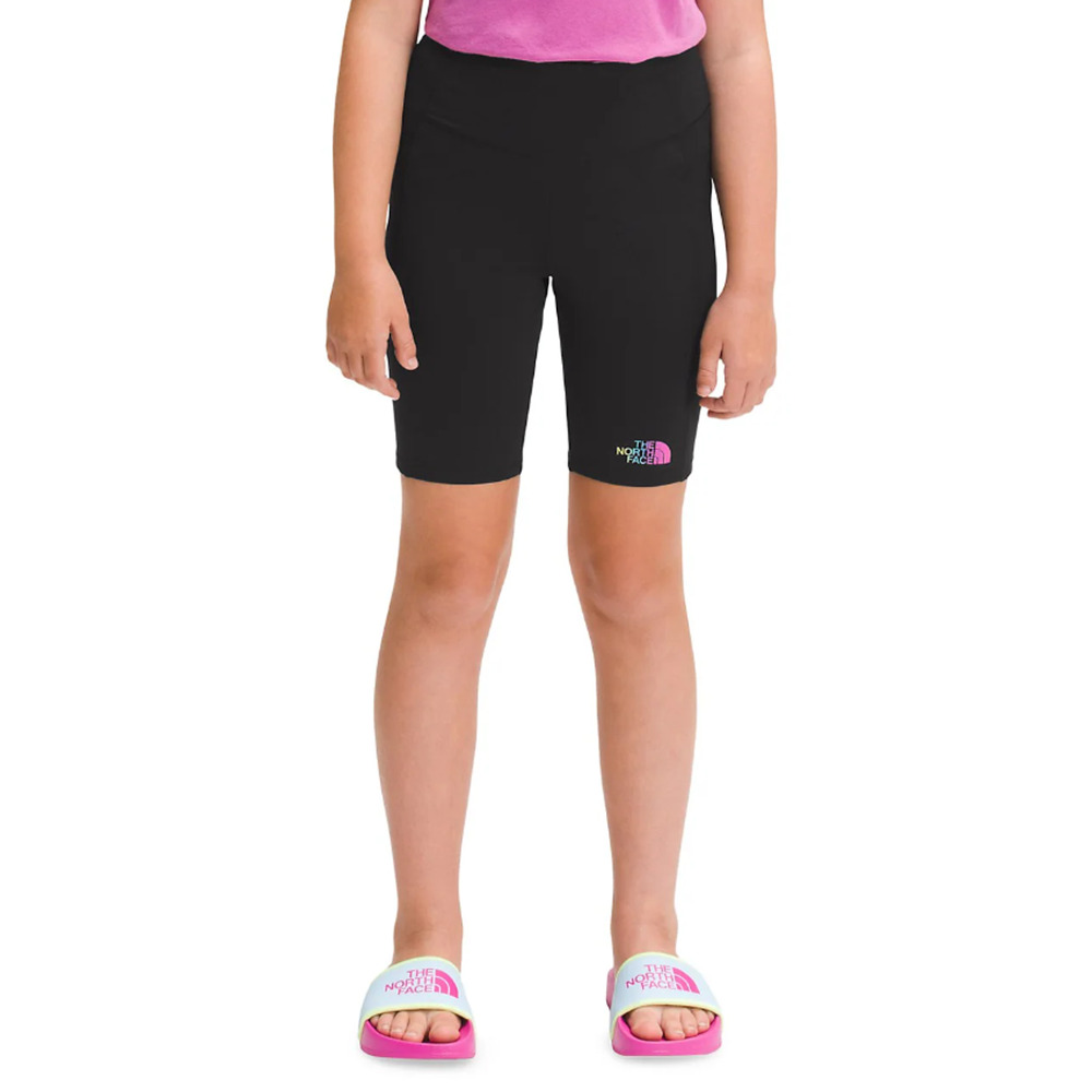 The North Face Girls' Never Stop Bike Shorts Black Big Kid Size M 2548